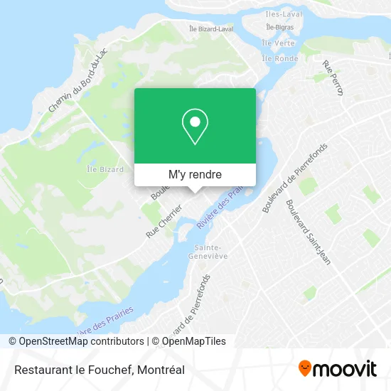 Restaurant le Fouchef plan