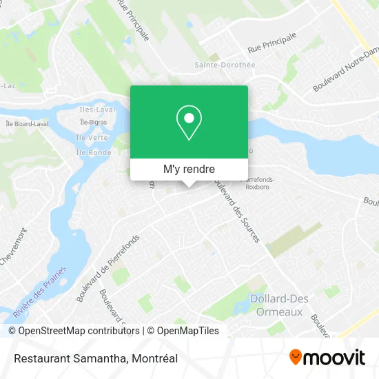Restaurant Samantha plan