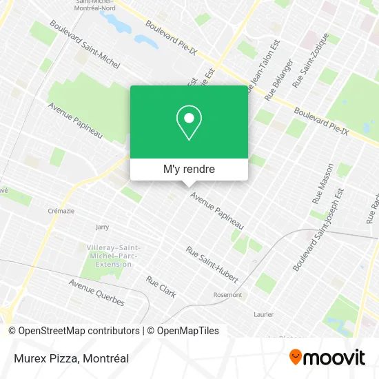 Murex Pizza plan