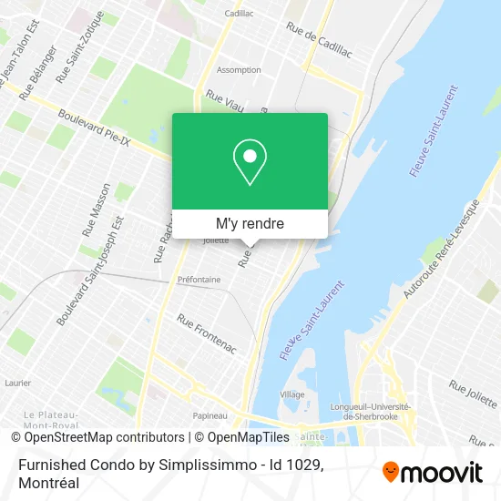 Furnished Condo by Simplissimmo - Id 1029 plan
