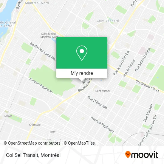 Col Sel Transit plan