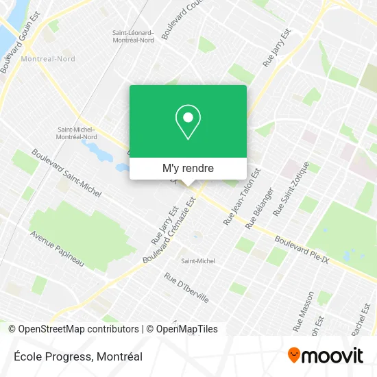 École Progress plan