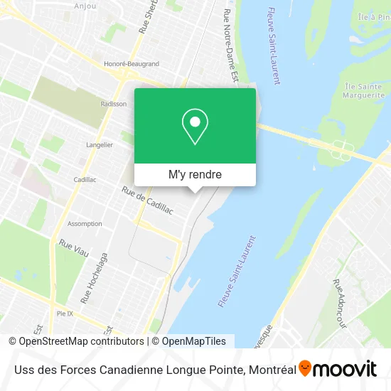 Uss des Forces Canadienne Longue Pointe plan