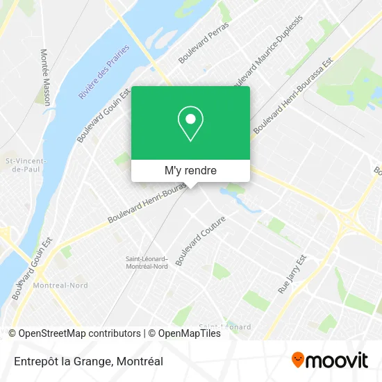 Entrepôt la Grange plan