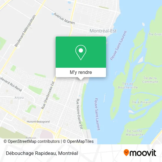 Débouchage Rapideau plan