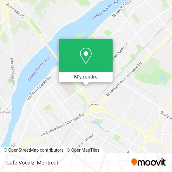 Café Vocalz plan