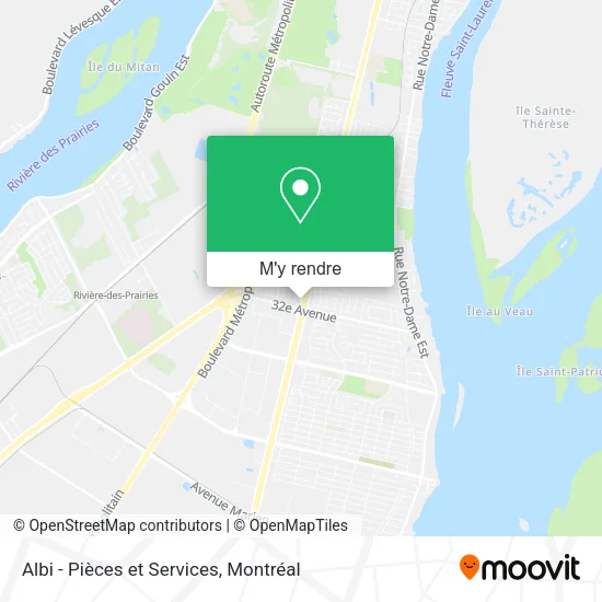 Albi - Pièces et Services plan