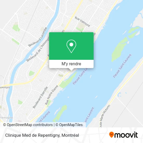 Clinique Med de Repentigny plan