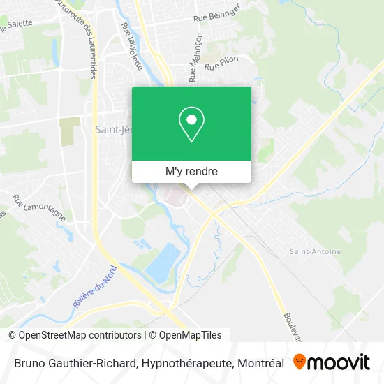 Bruno Gauthier-Richard, Hypnothérapeute plan