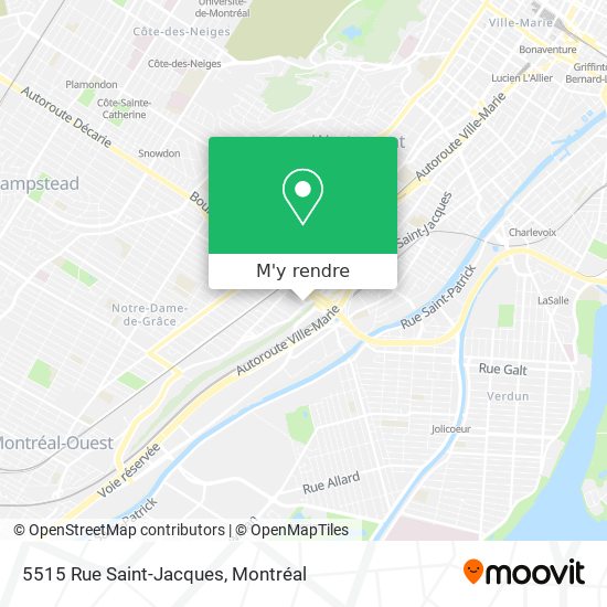 5515 Rue Saint-Jacques plan