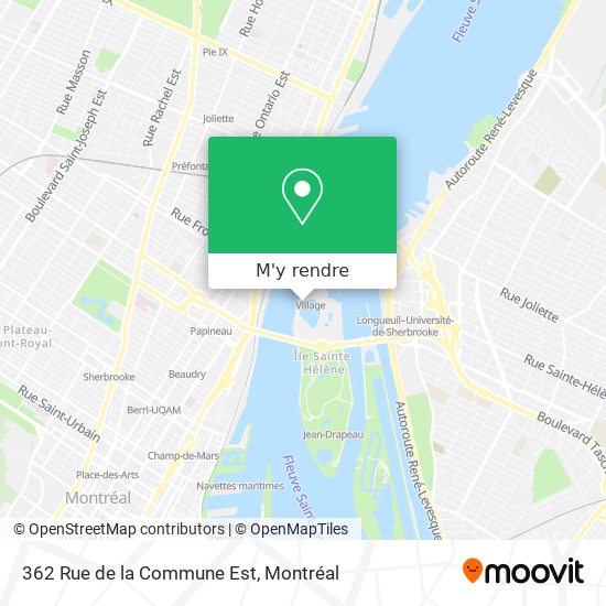 362 Rue de la Commune Est plan
