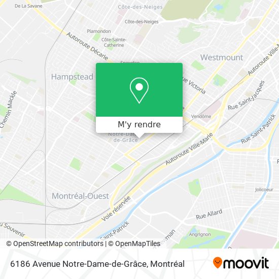 6186 Avenue Notre-Dame-de-Grâce plan