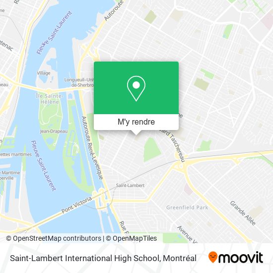 Saint-Lambert International High School plan