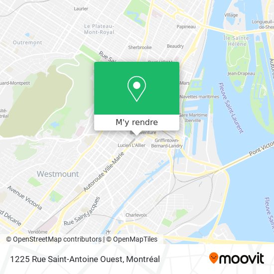 1225 Rue Saint-Antoine Ouest plan