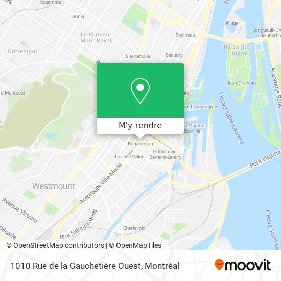 1010 Rue de la Gauchetière Ouest plan