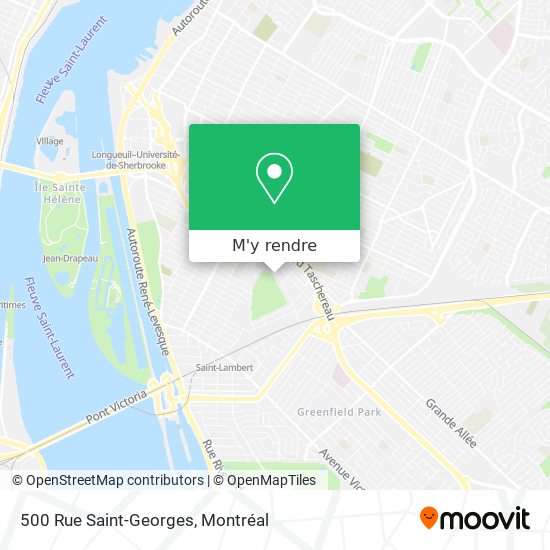 500 Rue Saint-Georges plan