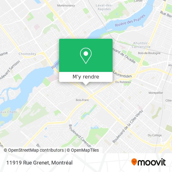 11919 Rue Grenet plan