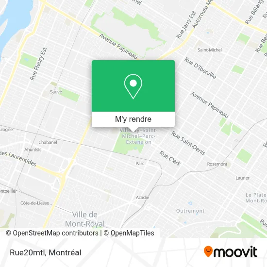 Rue20mtl plan