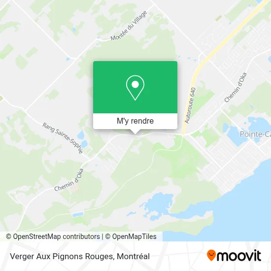 Verger Aux Pignons Rouges plan