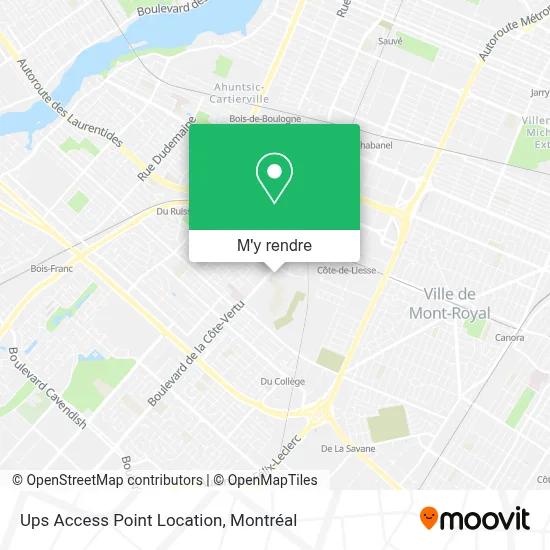 Ups Access Point Location plan