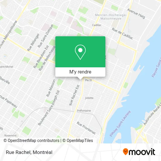 Rue Rachel plan