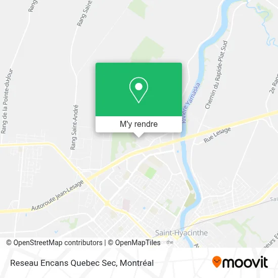 Reseau Encans Quebec Sec plan
