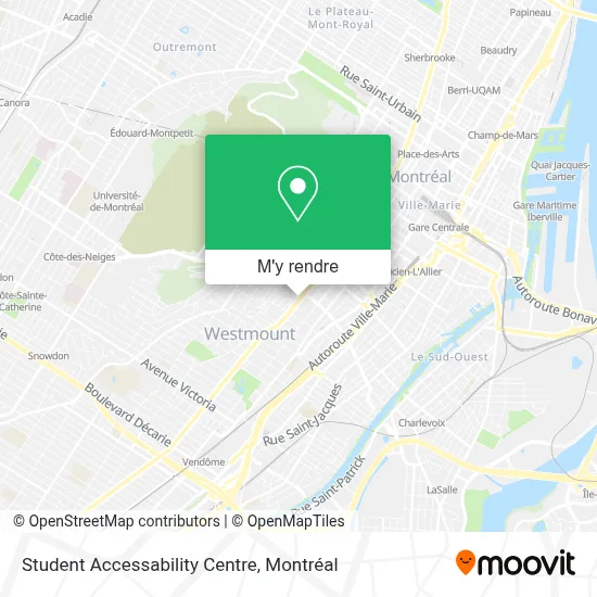 Student Accessability Centre plan