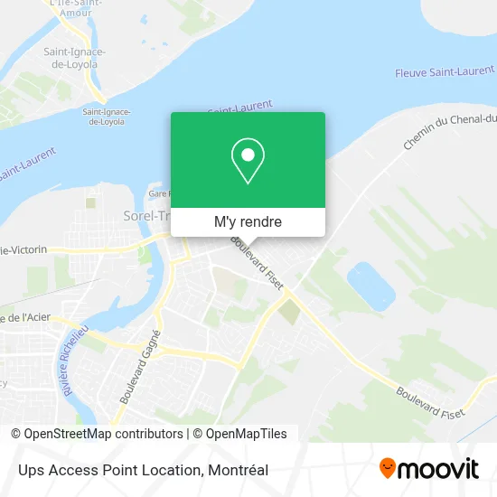 Ups Access Point Location plan