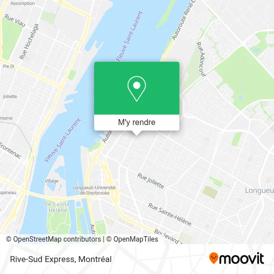 Rive-Sud Express plan