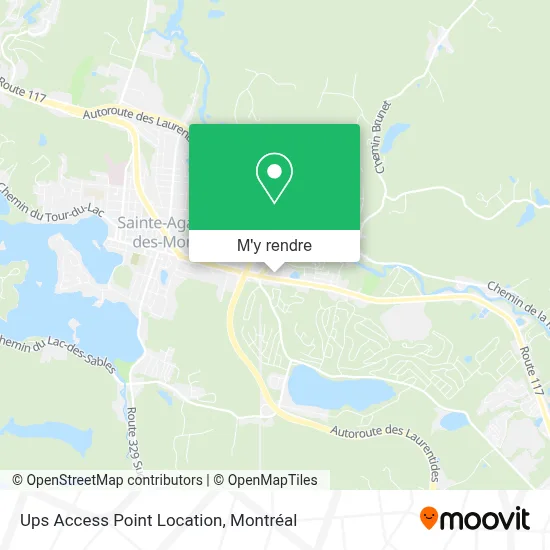 Ups Access Point Location plan