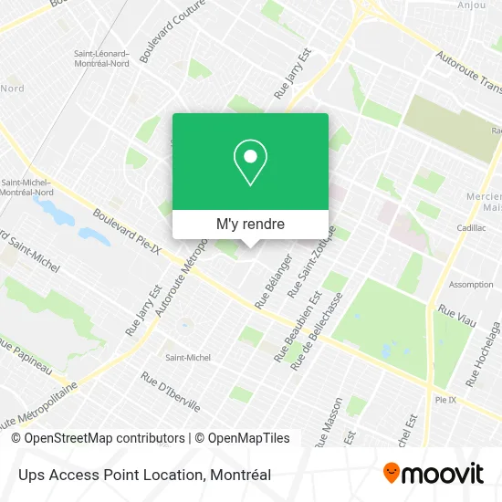 Ups Access Point Location plan