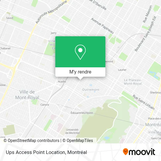 Ups Access Point Location plan