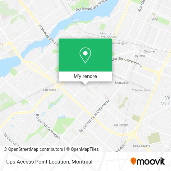 Ups Access Point Location plan
