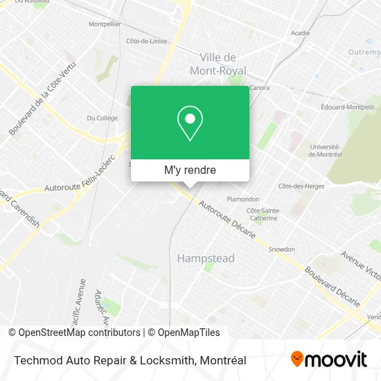 Techmod Auto Repair & Locksmith plan