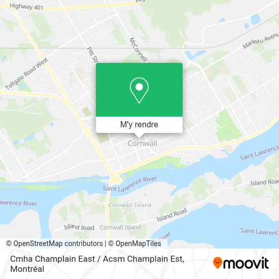 Cmha Champlain East / Acsm Champlain Est plan