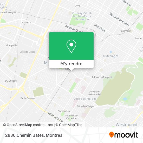 2880 Chemin Bates plan