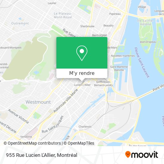 955 Rue Lucien L'Allier plan