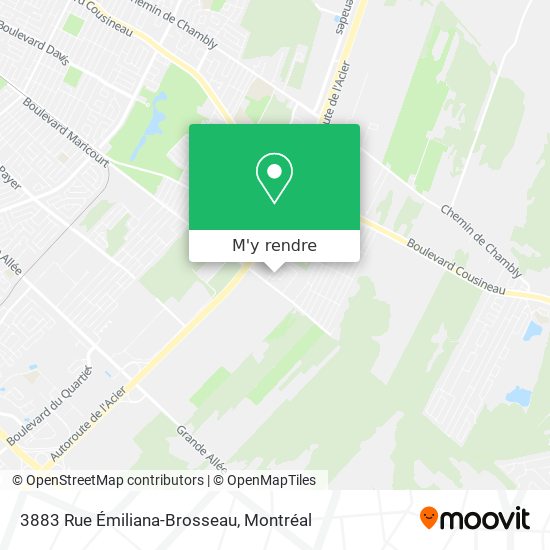 3883 Rue Émiliana-Brosseau plan
