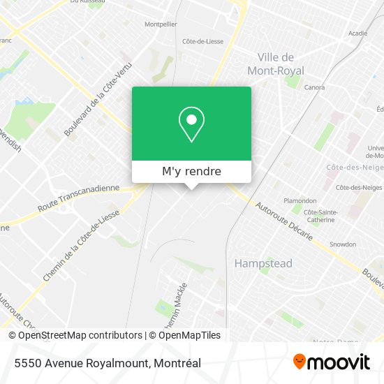 5550 Avenue Royalmount plan