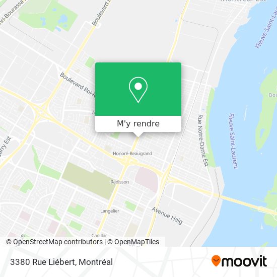 3380 Rue Liébert plan