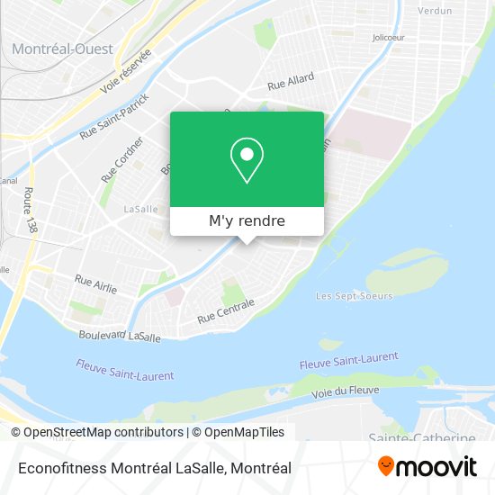 Econofitness Montréal LaSalle plan