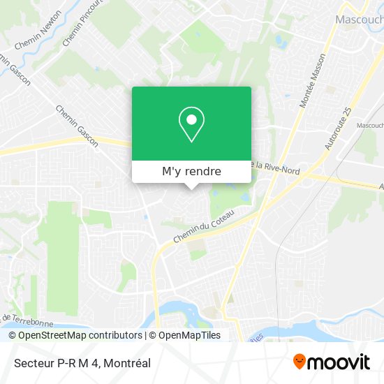 Secteur P-R M 4 plan