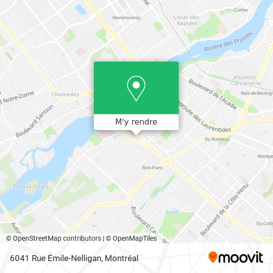 6041 Rue Émile-Nelligan plan