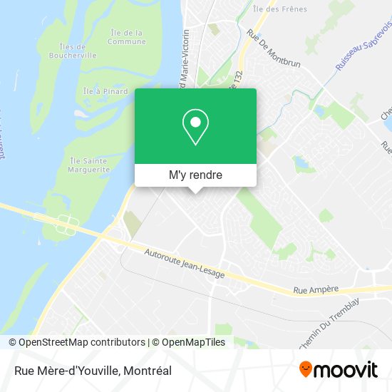 Rue Mère-d'Youville plan