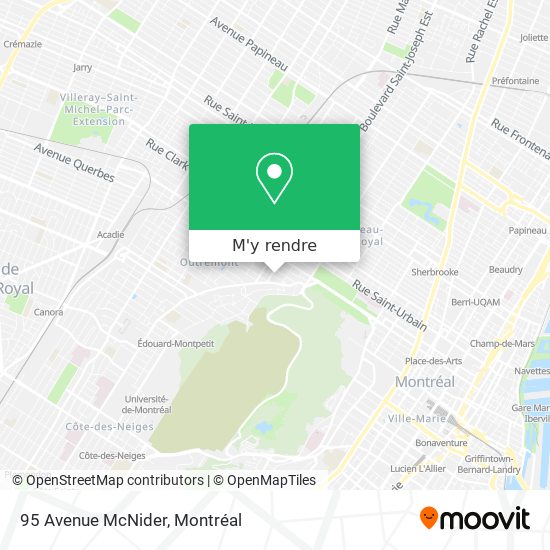 95 Avenue McNider plan