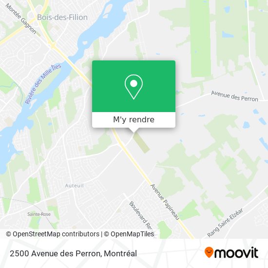 2500 Avenue des Perron plan