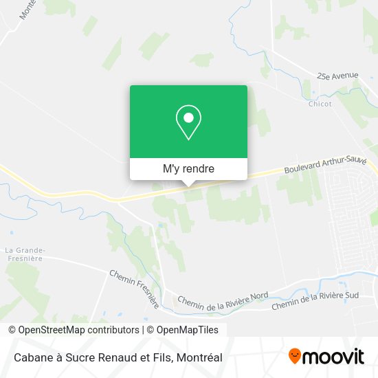 Cabane à Sucre Renaud et Fils plan