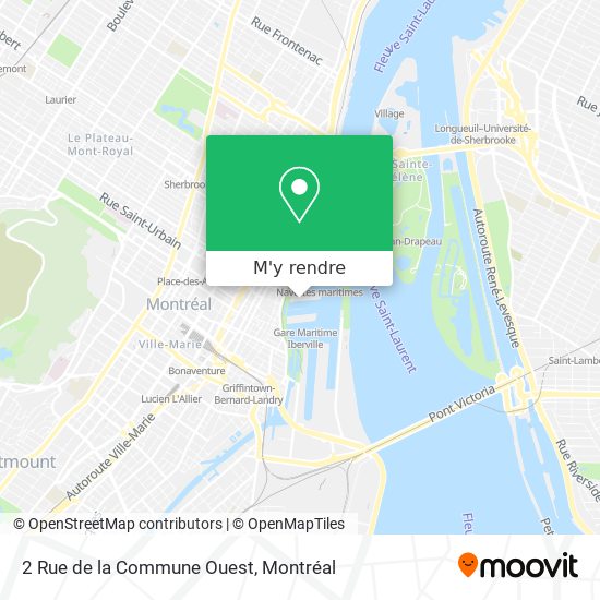 2 Rue de la Commune Ouest plan