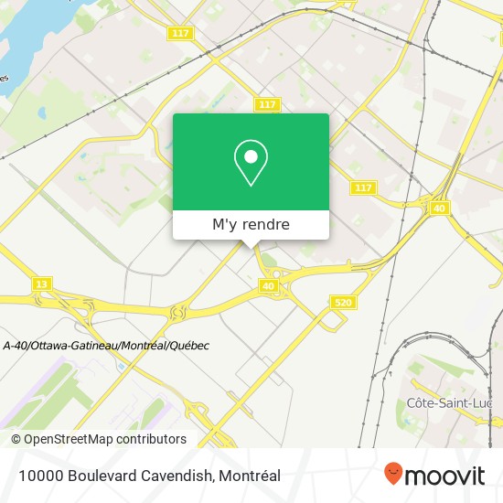 10000 Boulevard Cavendish plan