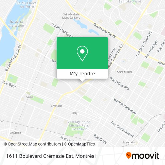 1611 Boulevard Crémazie Est plan